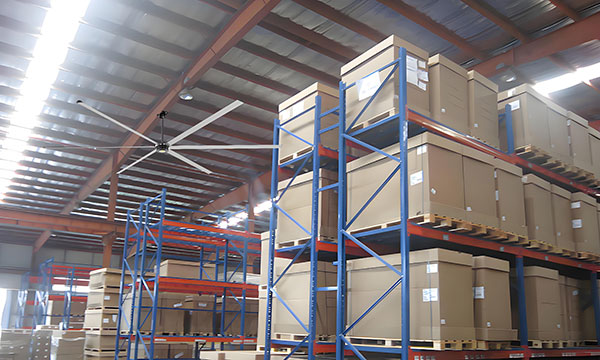 Ventiladores de alto volume e baixa velocidade (HVLS)