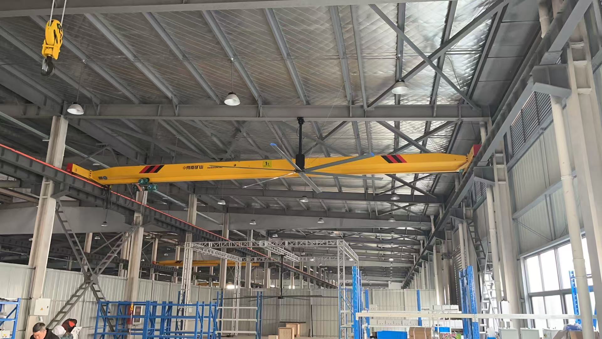 Ventiladores Frigga HVLS: Tecnologia --- Ventilação PMSM de Rotor Externo da CorTec