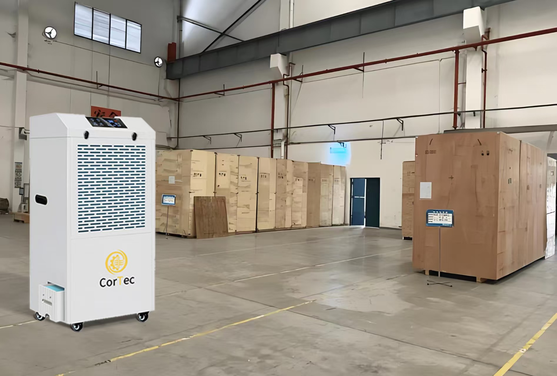 Desumidificadores industriais CorTec: Controle Poderoso de Umidade para Grandes Espaços