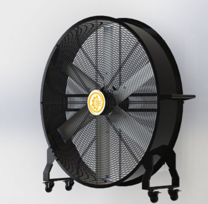 Ventilador portátil HVLS CorTec Vidar: Ventilação móvel para ambientes que não podem instalar ventiladores de teto