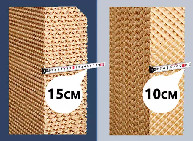 Cortina de água espessa para resfriamento evaporativo