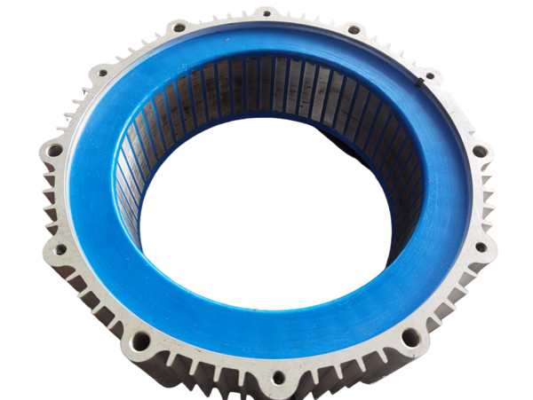 Ventilador industrial com motor PMSM que não requer manutenção