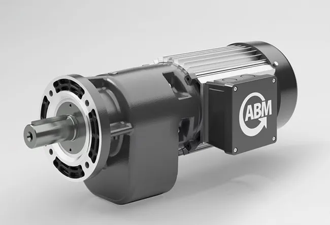 Motor de ventilador industrial HVLS com estrutura de caixa de engrenagens